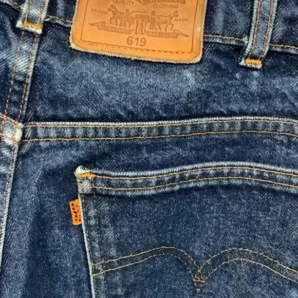 Vintage Levi’s Orange  Tab 501 Jeans 34x26 - Picture 1 of 5
